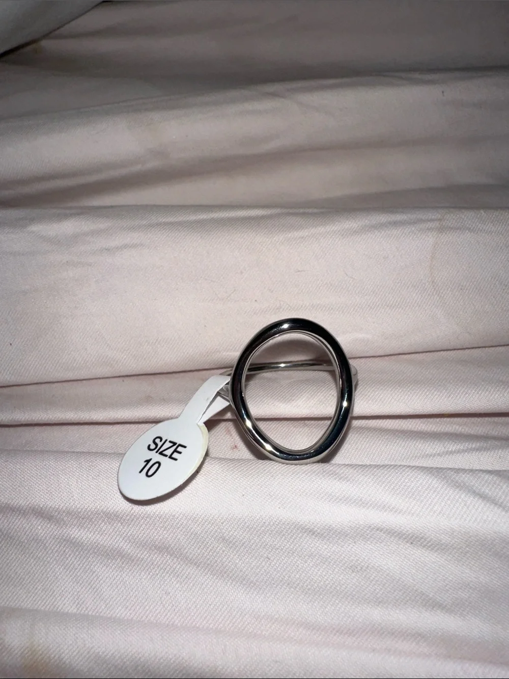 NWT Plunder Double Band Silver-Tone Ring size ten brand new really nice 👍